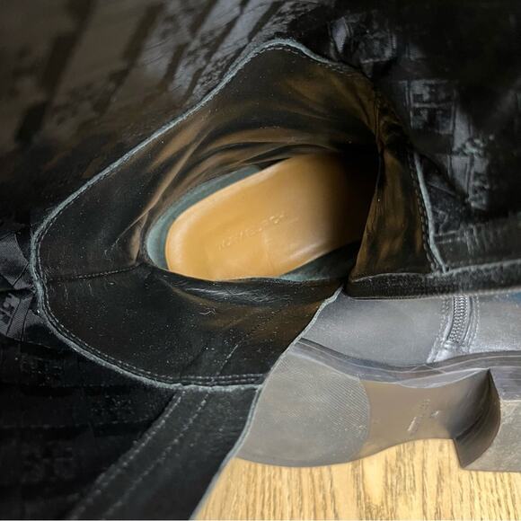 Tory Burch Everly Knee High Leather Riding Boots Tall Black Equestrian Women’s 7 - Picture 13 of 13